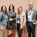 GFW Staff Jennifer Werner and Tonia Schiro, Community Member Kelly Lutgen, and GFW Superintendent Allen Berg were on hand to accept the award. (Submitted photo)