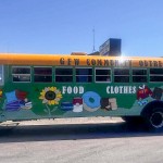 The GFW Community Bus makes the rounds to all three communities each month providing food, clothing and hygiene items for those that need some extra help.