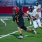 GFW sophomore wide receiver Colten Miller carries the ball down the field during the Firebirds’ game against St. James on Friday, September 11th. (Photo by ChrisRuizPhotos.)